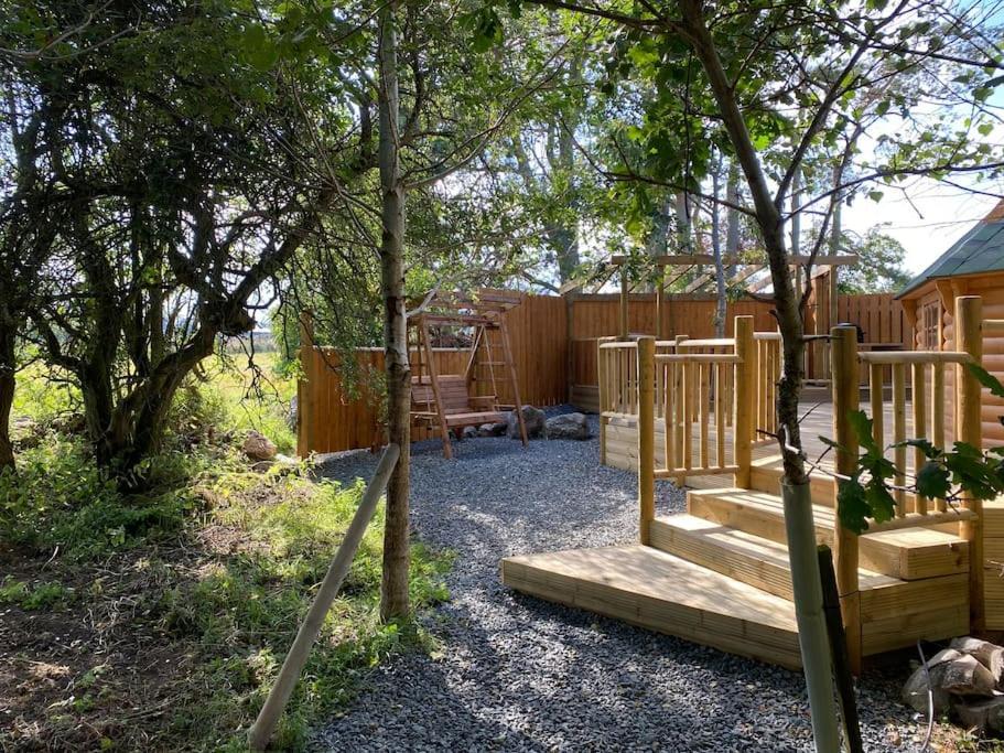 Craigshannoch Luxury 1 Bed Woodland Lodge Hot Tub Kintore Εξωτερικό φωτογραφία